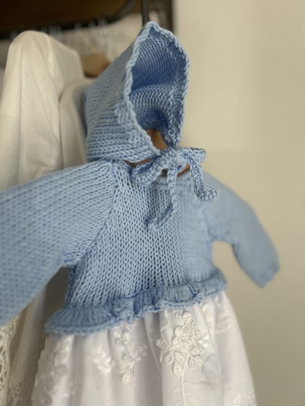 Faldón punto azul bebé - Imagen 3